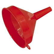 Sealey Fixed Spout Funnel 120mm - Durable Polyethylene