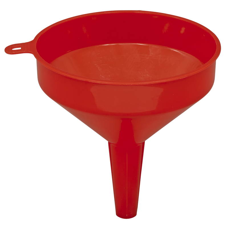 Sealey Fixed Spout Funnel 120mm - Durable Polyethylene
