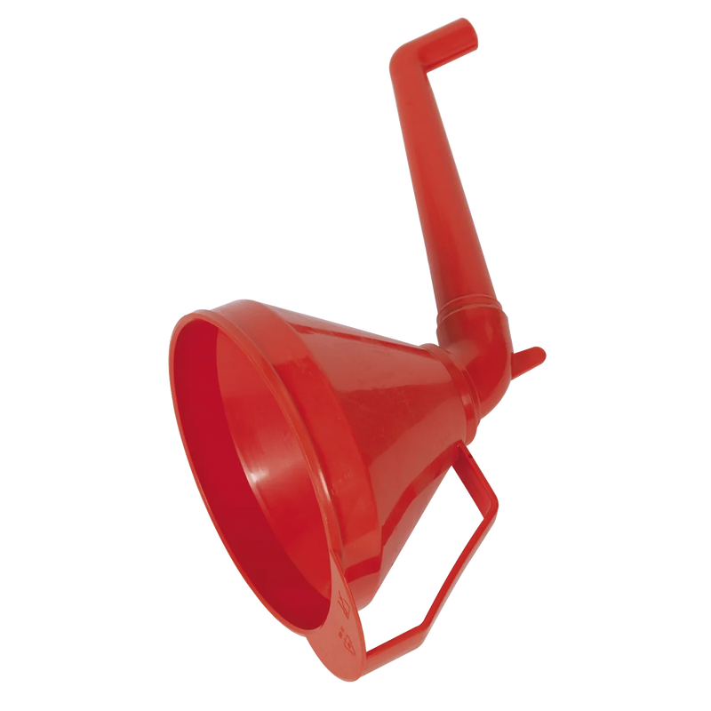 Sealey Fixed Offset Spout Funnel 160mm - Medium