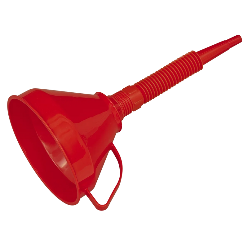 Sealey Flexible Spout Funnel 160mm - Ideal for Vehicles