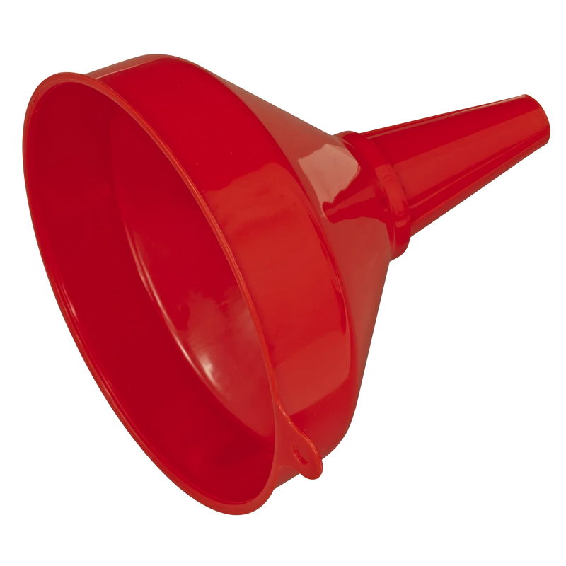 Sealey Fixed Spout Funnel 200mm with Filter