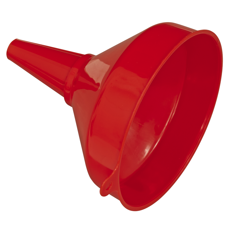 Sealey Fixed Spout Funnel 200mm with Filter