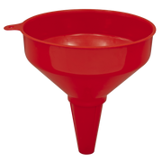 Sealey Fixed Spout Funnel 200mm with Filter