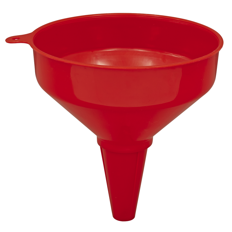 Sealey Fixed Spout Funnel 200mm with Filter