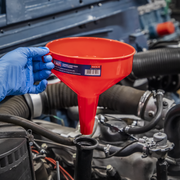 Sealey Fixed Spout Funnel 185mm - Medium Oil & Fuel Resistant