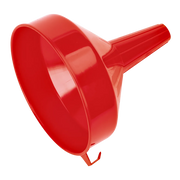 Sealey Fixed Spout Funnel 185mm - Medium Oil & Fuel Resistant