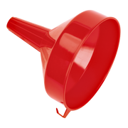 Sealey Fixed Spout Funnel 185mm - Medium Oil & Fuel Resistant