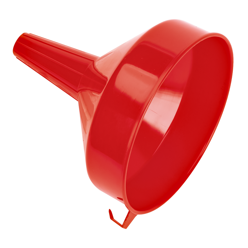 Sealey Fixed Spout Funnel 185mm - Medium Oil & Fuel Resistant