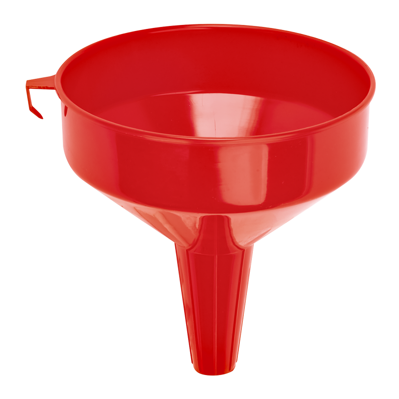 Sealey Fixed Spout Funnel 185mm - Medium Oil & Fuel Resistant