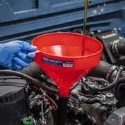 Sealey Fixed Spout Funnel 250mm - Large Oil & Fuel Resistant