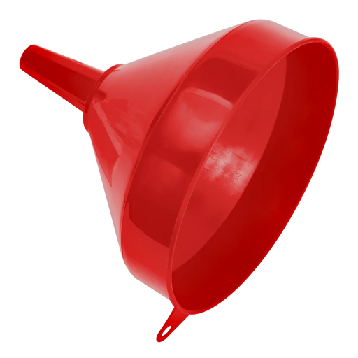 Sealey Fixed Spout Funnel 250mm - Large Oil & Fuel Resistant