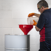 Sealey Fixed Spout Funnel F8 300mm Extra-Large Capacity