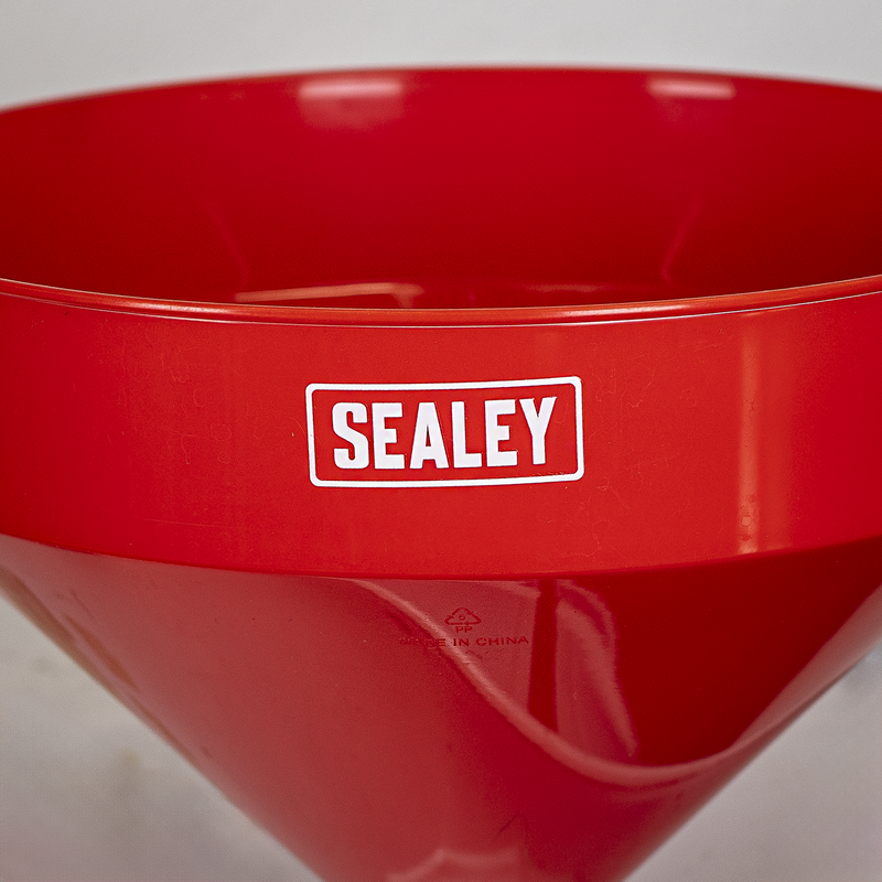 Sealey Fixed Spout Funnel F8 300mm Extra-Large Capacity