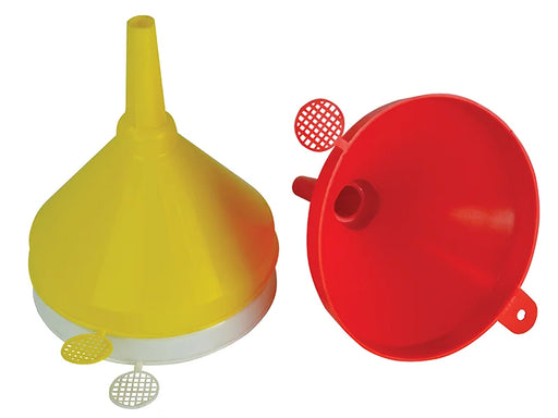 Faithfull Plastic Funnel 150mm Set, 3 Piece - FAIAUFUNNEL3