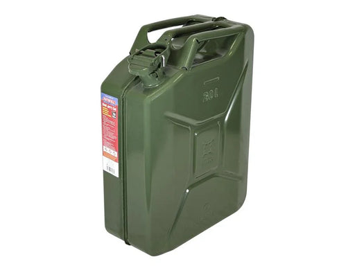 Faithfull Green Steel Jerry Can 20 litre - FAIAUJERRY20