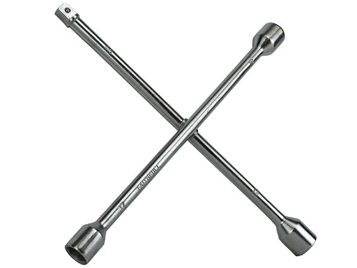 Faithfull 4-Way Wheel Brace Chrome Plated 14in - FAIAUWB4WC