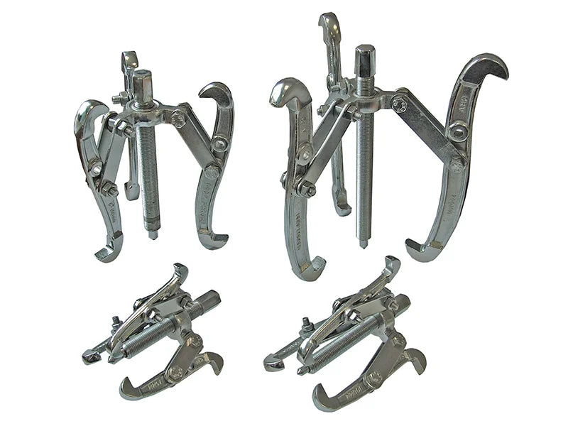 Faithfull Bearing Puller Set, 4 Piece 75 100 150 & 200mm - FAIBEARPULL4