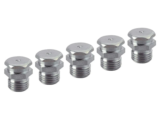 Faithfull Grease Nipple Button 1/4in BSP (Pack 5) - FAIGGN14BSPB