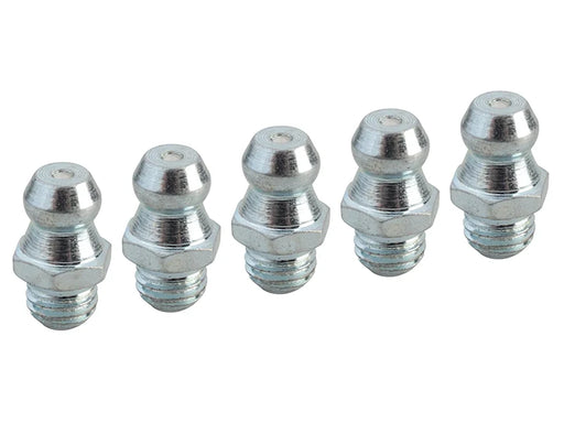 Faithfull Grease Nipple Straight 1/4in UNF (Pack 5) - FAIGGN14UNF