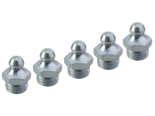 Faithfull Grease Nipple Straight 1/8in BSP (Pack 5) - FAIGGN18BSP