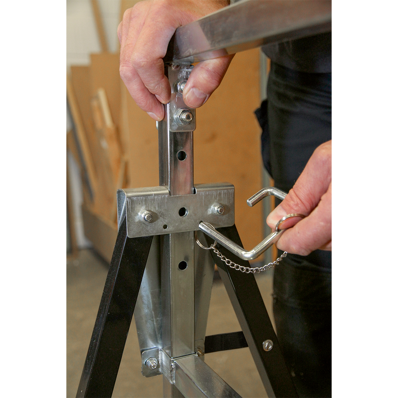 Sealey Fold Down Telescopic Trestle 200kg Capacity FDT3