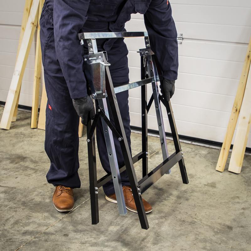 Sealey Fold Down Telescopic Trestle 200kg Capacity FDT3
