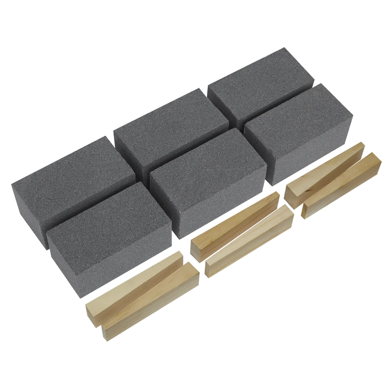 Worksafe Floor Grinding Block FGB60 50x50x100mm 60 Grit - Pack of 6