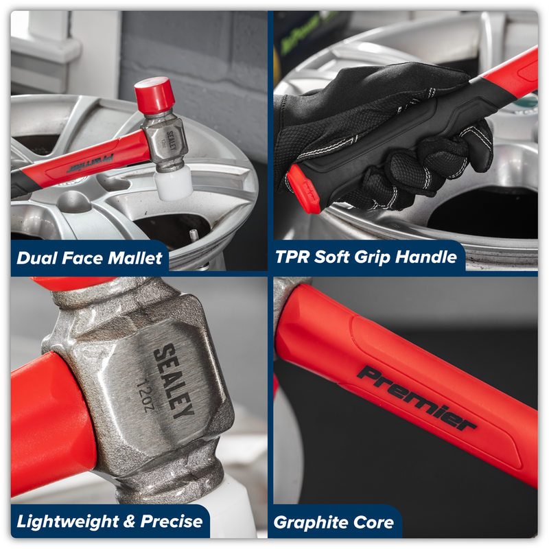 Sealey Premier Dual Face Mallet FGM12 0.61kg