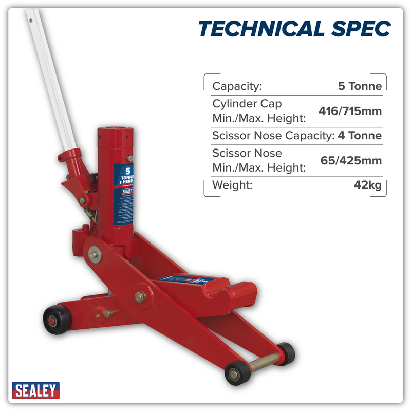 Sealey Hydraulic Forklift Jack FJ45 5 Tonne Capacity