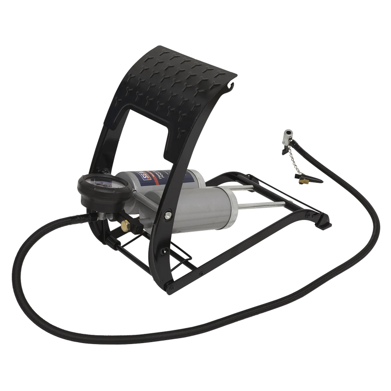 Sealey Twin Barrel Foot Pump Model FP4 1.58kg