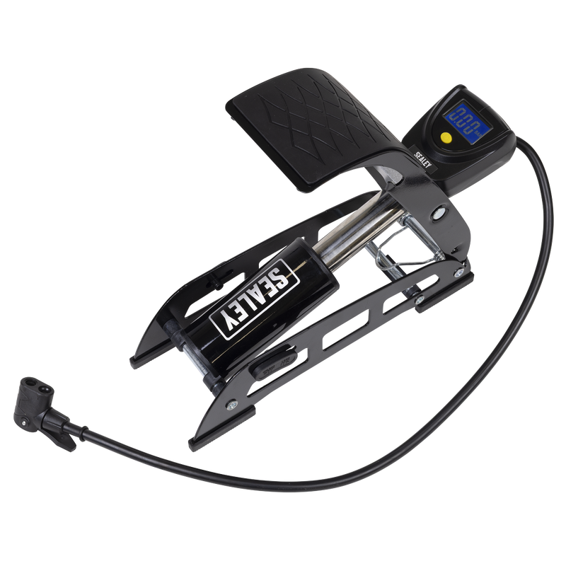 Sealey Single Barrel Digital Foot Pump FP8D 140psi