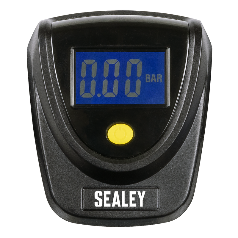 Sealey Twin Barrel Digital Foot Pump 73psi with LCD Gauge