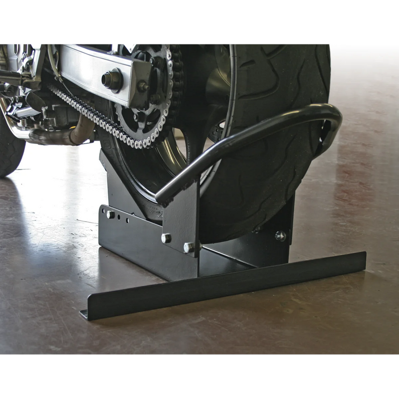 Sealey Motorcycle Rear Wheel Chock FPS4 130-180mm Tyre Width
