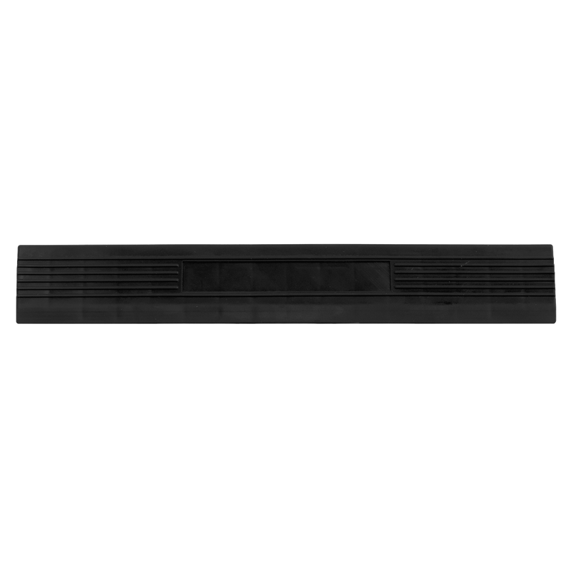 Sealey Polypropylene Floor Tile Edge 400x60mm Black - Pack of 6