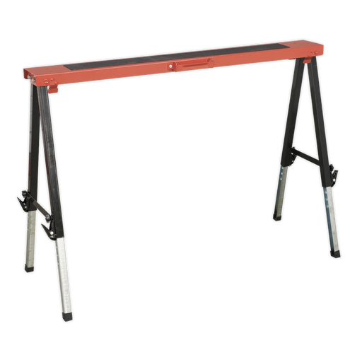 Sealey Fold Down Trestle FTAL1 150kg Capacity Adjustable Legs