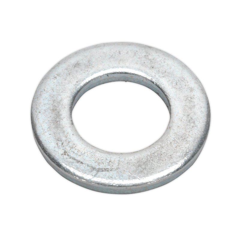 Sealey Zinc Plated Flat Washer M4 x 9mm Pack of 100