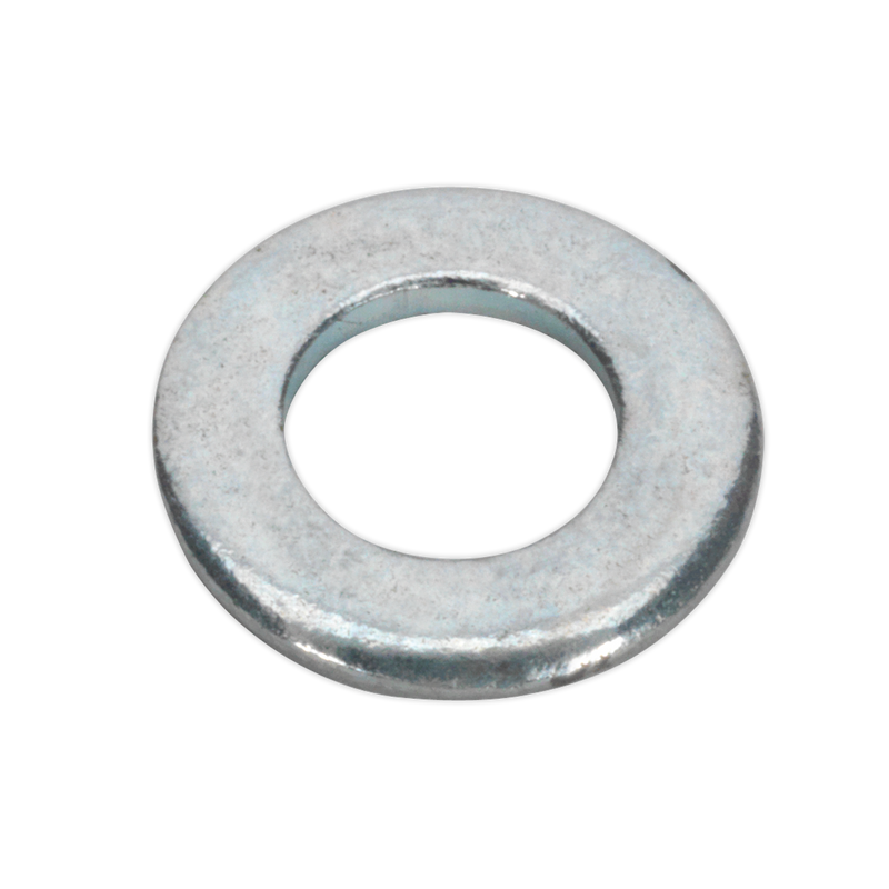 Sealey Zinc Plated Flat Washer M4 x 9mm Pack of 100