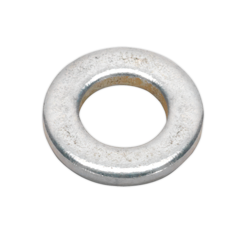 Sealey Zinc Plated Flat Washer M4 x 9mm Pack of 100