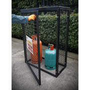 Sealey Gas Cylinder Safety Cage - 2 x 47kg Capacity