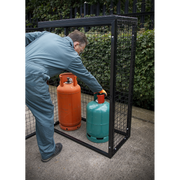 Sealey Gas Cylinder Safety Cage - 2 x 47kg Capacity