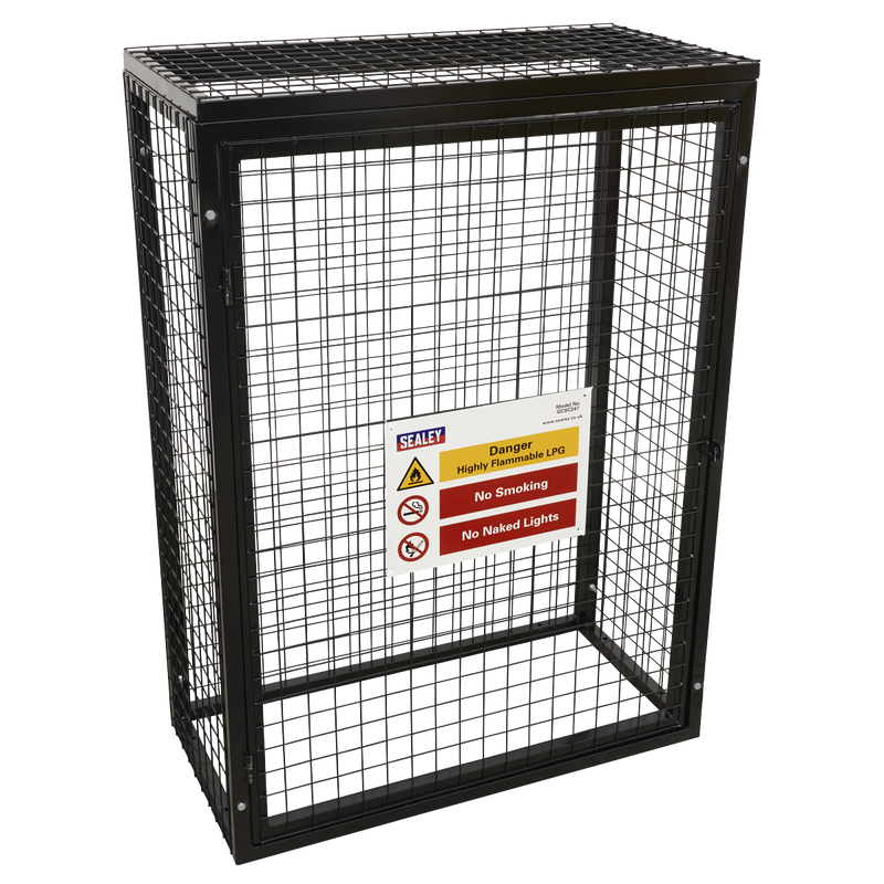 Sealey Gas Cylinder Safety Cage - 2 x 47kg Capacity