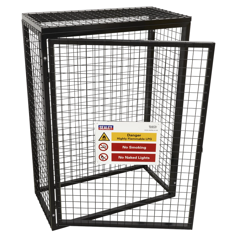 Sealey Gas Cylinder Safety Cage - 2 x 47kg Capacity