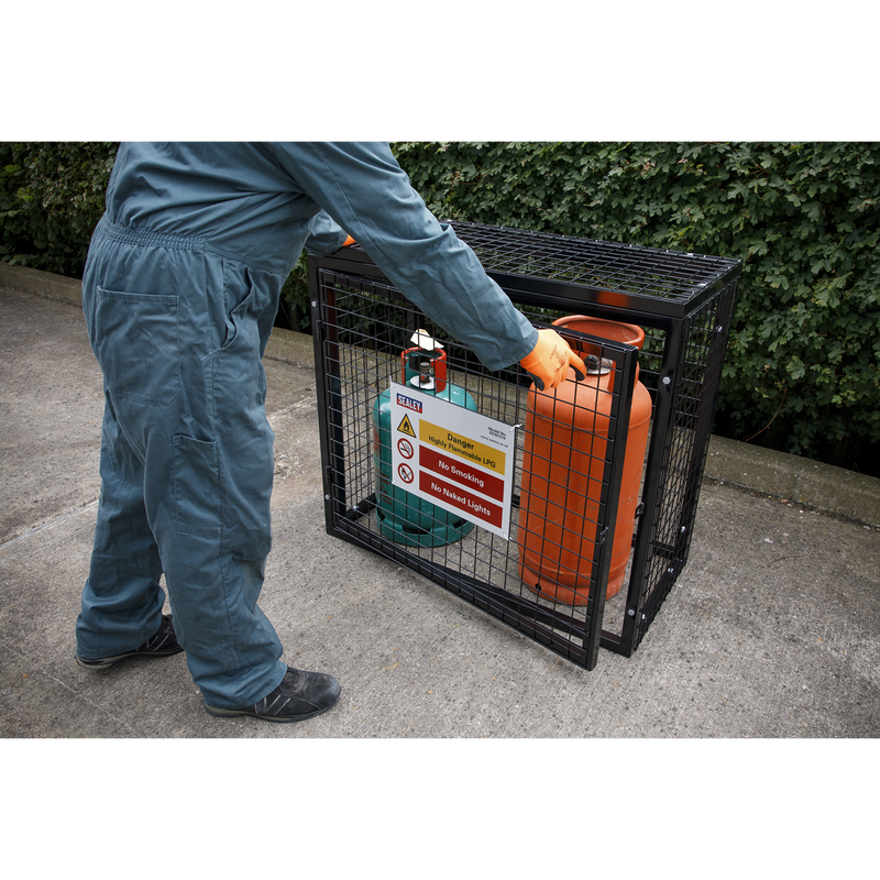 Sealey Gas Cylinder Safety Cage - GCSC319