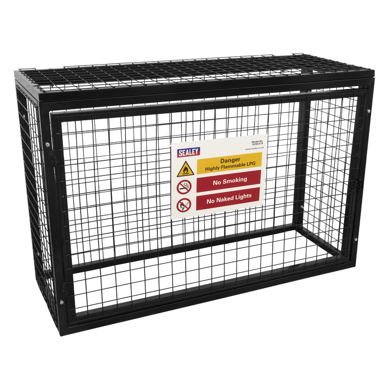 Sealey Gas Cylinder Safety Cage - 4 x 19kg Capacity