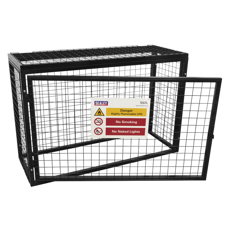 Sealey Gas Cylinder Safety Cage - 4 x 19kg Capacity