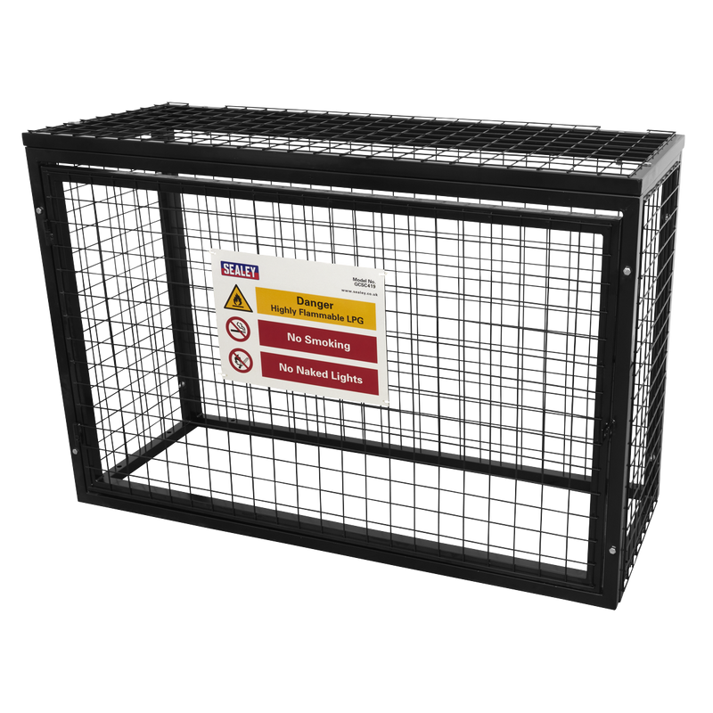 Sealey Gas Cylinder Safety Cage - 4 x 19kg Capacity