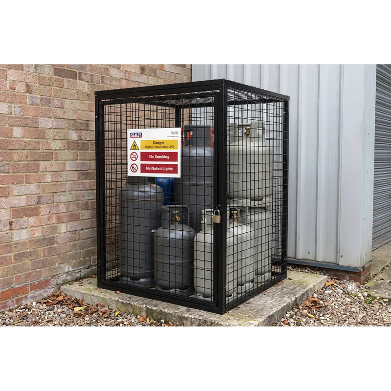 Sealey Gas Cylinder Safety Cage - 4 x 47kg Capacity
