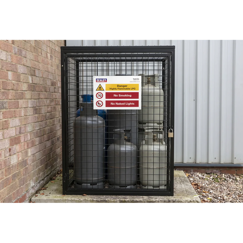 Sealey Gas Cylinder Safety Cage - 4 x 47kg Capacity
