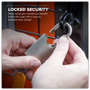 Sealey Gas Cylinder Safety Cage - 4 x 47kg Capacity