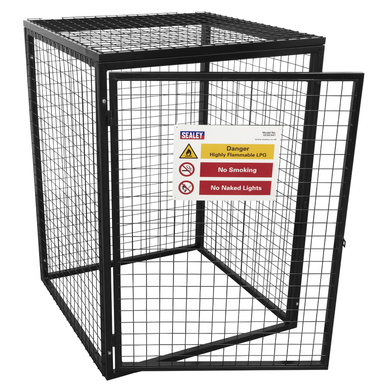 Sealey Gas Cylinder Safety Cage - 4 x 47kg Capacity